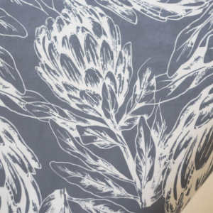 Protea Pure Cotton Table Runner – Grey